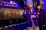 Calling consumers: The Cadbury campaign was launched by Brian Blessed and Claudia Winkleman